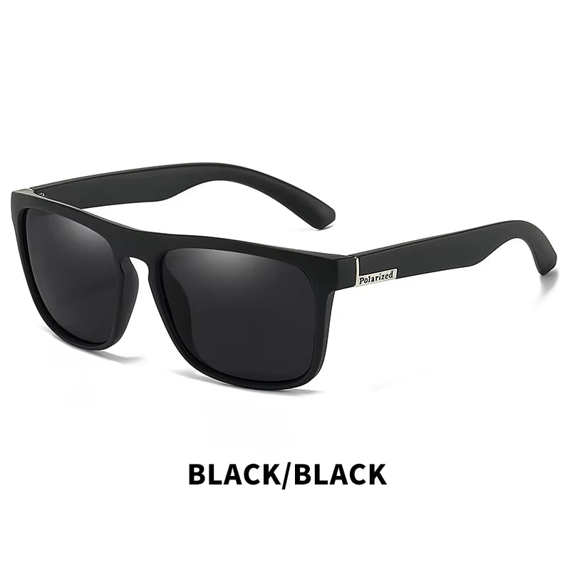 Fashion Vintage Square Polarized Sunglasses Men Women Driving Fishing Luxury Brand Designer Sun Glasses Driver'S Eyewear UV400